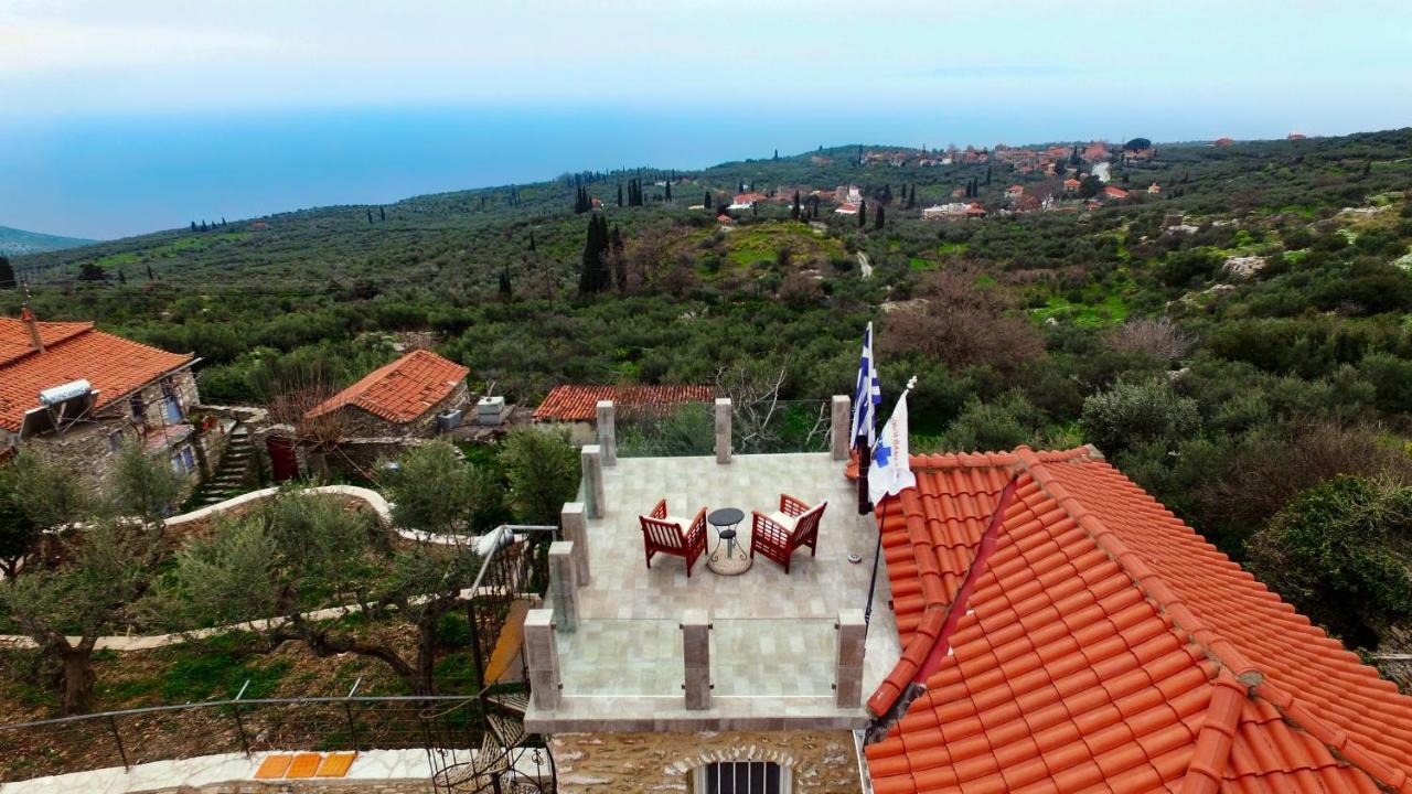 Villa Somatiana- Traditional Stone House , West Mani Thalámai Dış mekan fotoğraf